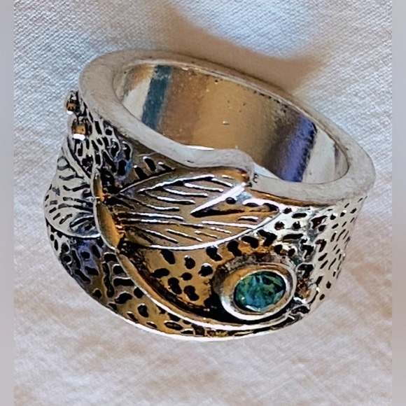 New Rings- Wide Dragonfly Silver/Tungsten, 3 Available Sz’s- 5, 6, 7 💎 Gemstone - Picture 5 of 16